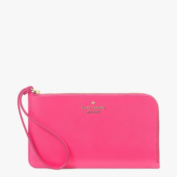 Kate Spade Lucy Medium L-Zip Wristlet With Mystery Bundle - Picture 2 of 4